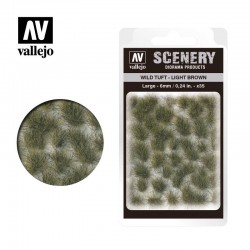 Vallejo Scenery_ Wild Tuft Light Brown 6mm.