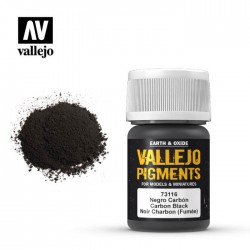 Vallejo_ Pigmento Negro Carbón (Humo) 30 ml.