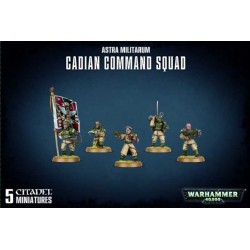 Cadian Command Squad Astra Militarum caja