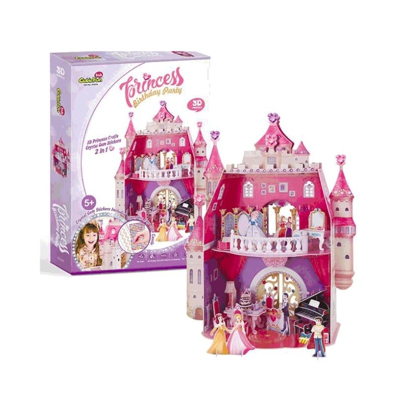 Fiesta de Cumpleaños de Princesas, 3D Puzzle