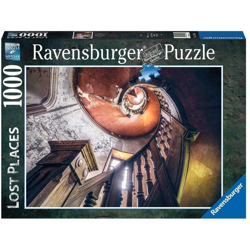 Ravensburger Lost Places_ Escalera de Caracol. Puzzle 1000 Piezas