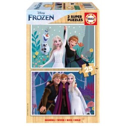 Frozen, Disney. 2 Super Puzzles de 25 piezas
