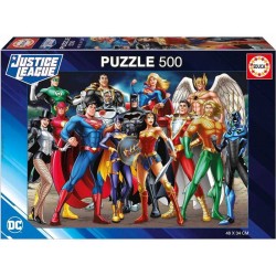 La Liga de la Justicia. Puzzle 500 piezas