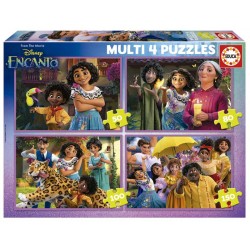 Encanto, Disney. 4 Puzzles Progresivos 50-80-100-150 piezas