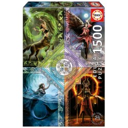 Elemental, Anne Stokes. Puzzle 1500 piezas