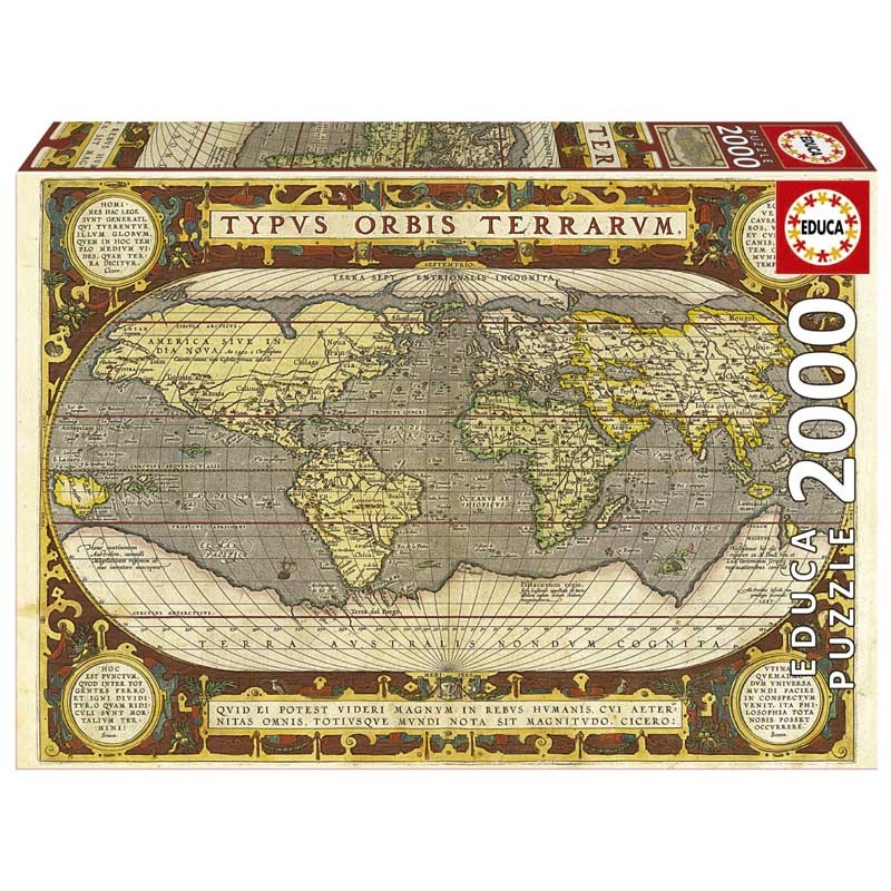 Mapamundi. Puzzle 2000 piezas