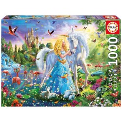 La princesa y el unicornio. Puzzle 1000 piezas