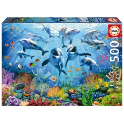 Fiesta Bajo el Mar. Puzzle 500 piezas