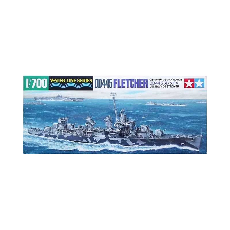 Tamiya_ DD445 Fletcher US Navy Destroyer_ 1/700