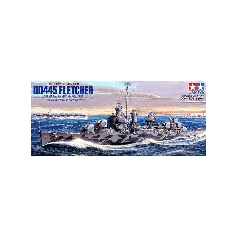 Tamiya_ DD445 Fletcher US Destroyer_ 1/350