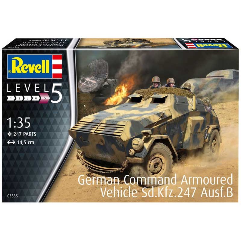 Revell_ Sd.Kfz.247 Ausf.B German Command Armoured Vehicle_ 1/35