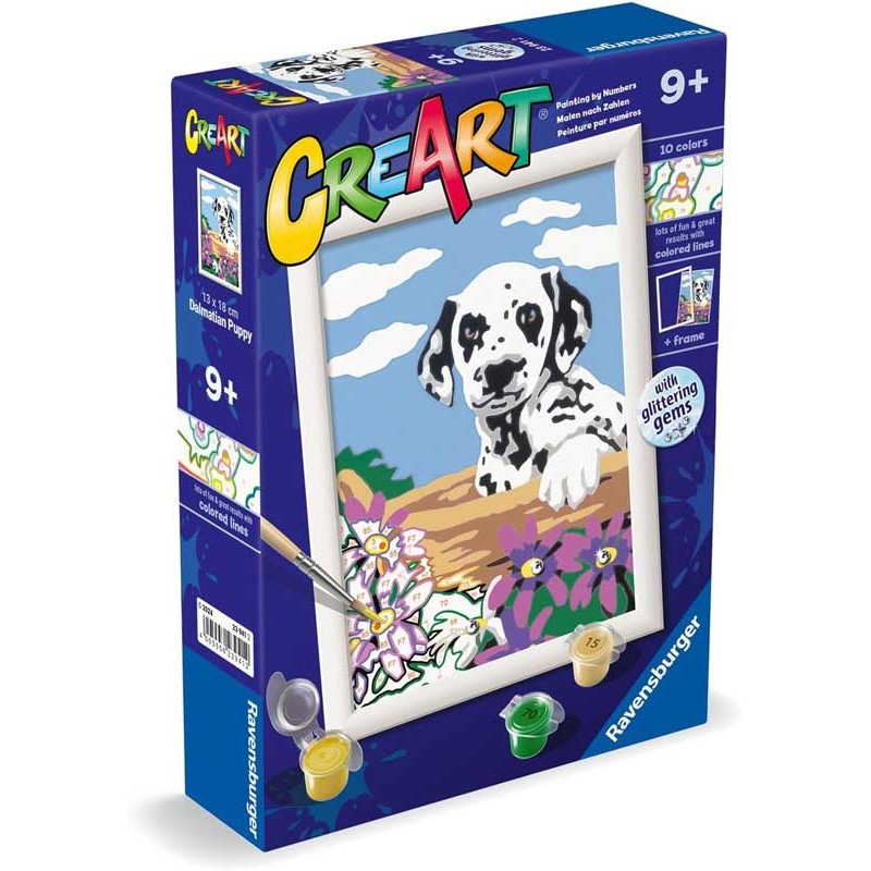 Cachorro Dálmata. Creart - Pintar por números