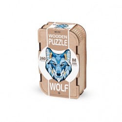 Lobo. Puzzle de madera 260 piezas (tamaño M) caja