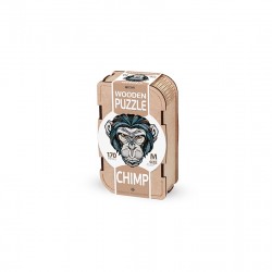 Chimpancé. Puzzle de madera 260 piezas (tamaño M) caja