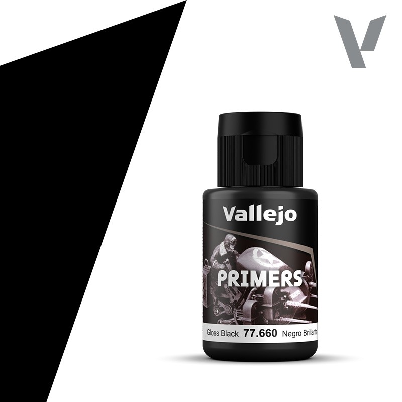 Vallejo Surface Primer. Imprimación Negro Brillante 32ml.