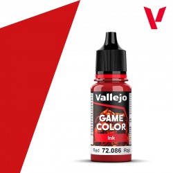 Vallejo Game Color Ink. Tinta Roja 18ml.