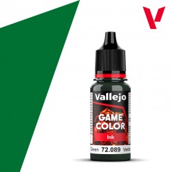 Vallejo Game Color Ink. Tinta Verde 18ml.