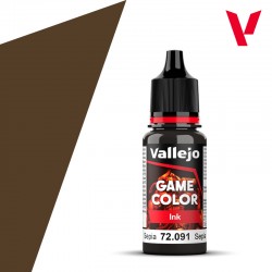 Vallejo Game Color Ink. Tinta Sepia 18ml.