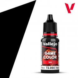 Vallejo Game Color Ink. Tinta Negra 18ml.