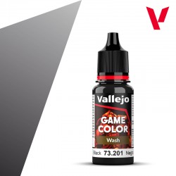 Vallejo Game Color Wash. Negro 18ml.