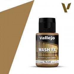 Vallejo Wash FX. Verde Caqui Oscuro 35ml.