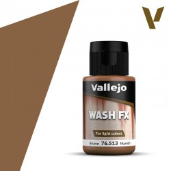 Vallejo Wash FX. Marrón 35 ml. bote