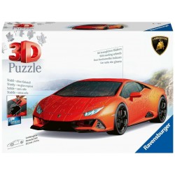 Lamborghini Huracán EVO Naranja. Puzzle 3D