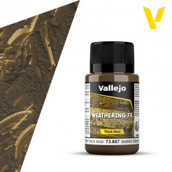 Vallejo Weathering FX. Barro Denso Europeo 40ml. bote