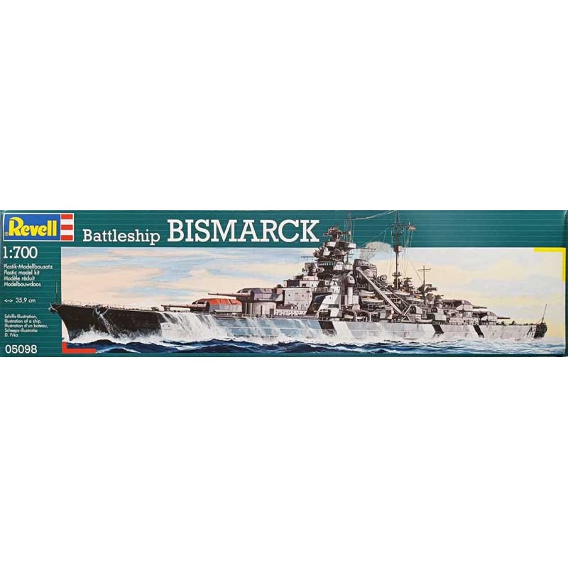 Revell_ Bismarck Battleship_ 1/700